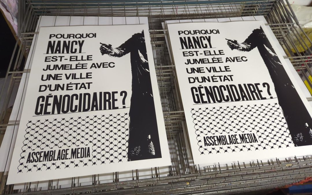Pourquoi Nancy est-elle jumelée avec une ville d’un état génocidaire ?